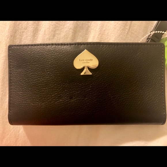 Kate Spade Stacy Leroy Street Black Wallet